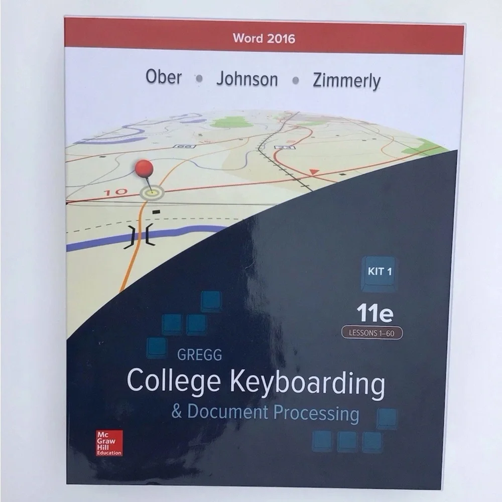 GREGG COLLEGE KEYBOARDING & DOCUMENT PROCESSING, GDP + By Ober Scot Ph.d. VG